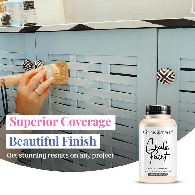 GRANOTONE Chalk Paint Matt Finish Water Based Acrylic Paint 8.5