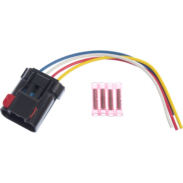 APDTY 013414-Harness 4-Wire Pigtail For Radiator Fan Control Relay (Note: