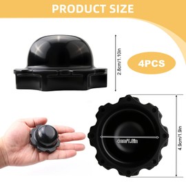 TIANXUAN 4Pcs Inflatable Hot Tub Hole Plug P6575 for Lay Z Spa Coleman Bestway Intex Filter Stopper Cap Rubber Hot Tub Hole Filter Stopper Replacement Prevents Water Flooding Leak Bathtub Spare Parts