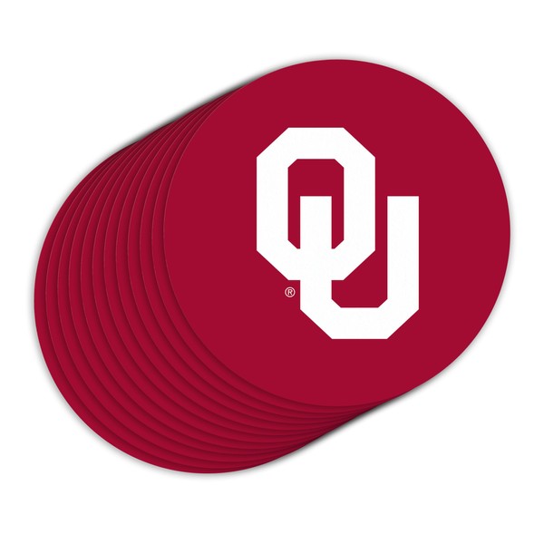 University of Oklahoma Logo 4 x 4 Paperboard Celebration Coasters