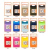 Sinjimoru Pocketbook Type Card Holder, Back Adherent Card Storage Case,