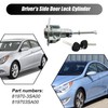 XQSMWF Left Driver Door Lock Cylinder 2 Keys Compatible with