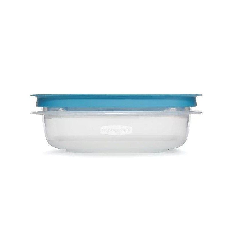 Rubber maid Storage Containers, Easy Find Lids, Teal, 3 cup,
