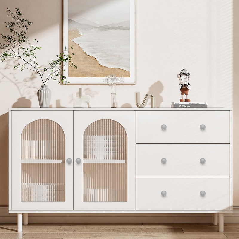 Ravinte 30 Pack 1-1/4 inch Kitchen Cabinet/Drawer/Dresser Knobs Grey Zinc