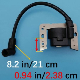 Tuzliufi bobina de encendido Magneto de armadura para Tecumseh 34443 34443A 34443B 3443C 34443D AV520 H HSK HSSK LEV LH195 LV OH195 OHH OHSK OVRM TH139 TV085 TVM140 TVS TVXL840 VLV126 VSK LEV100 LEV115 LEV120 Z573
