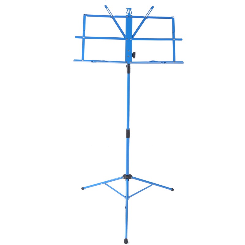 Small Music Stand Metal Portable Shelf Easy Assemble Lift Fold
