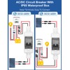 DIHOOL Solar Panel Disconnect Switch, Non Polarized DC Circuit Breaker,