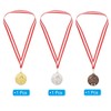 PATIKIL 65mm Ping Pong Medals 3pcs Table Tennis Award Medal