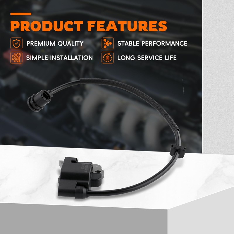 GoaMotors 501424329 Ignition Coil with Spark Plug Compatible with Husqvarna