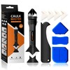 CaulkMaster Silicone Caulking Tool 3-in-1 Caulk Remover & Application Scraper,