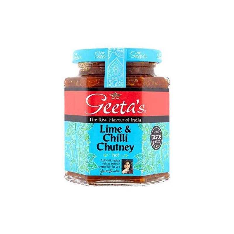 Geeta's Lime and Chilli Hot Chutney, 310g