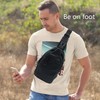 Waterproof Sling Bag Crossbody Backpack for Men Women Sling Backpack