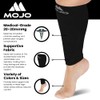 Mojo Compression Socks - 2XL Black Compression Sleeves for Swelling