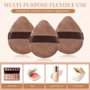 Giantree Triangle Makeup Powder Puffs, Pack of 6 Reusable Soft