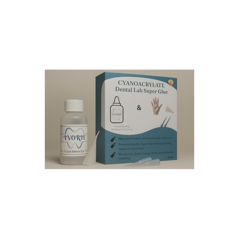 Ivorie Instant Bonding Glue Adhesive - Dental Lab (Thin -