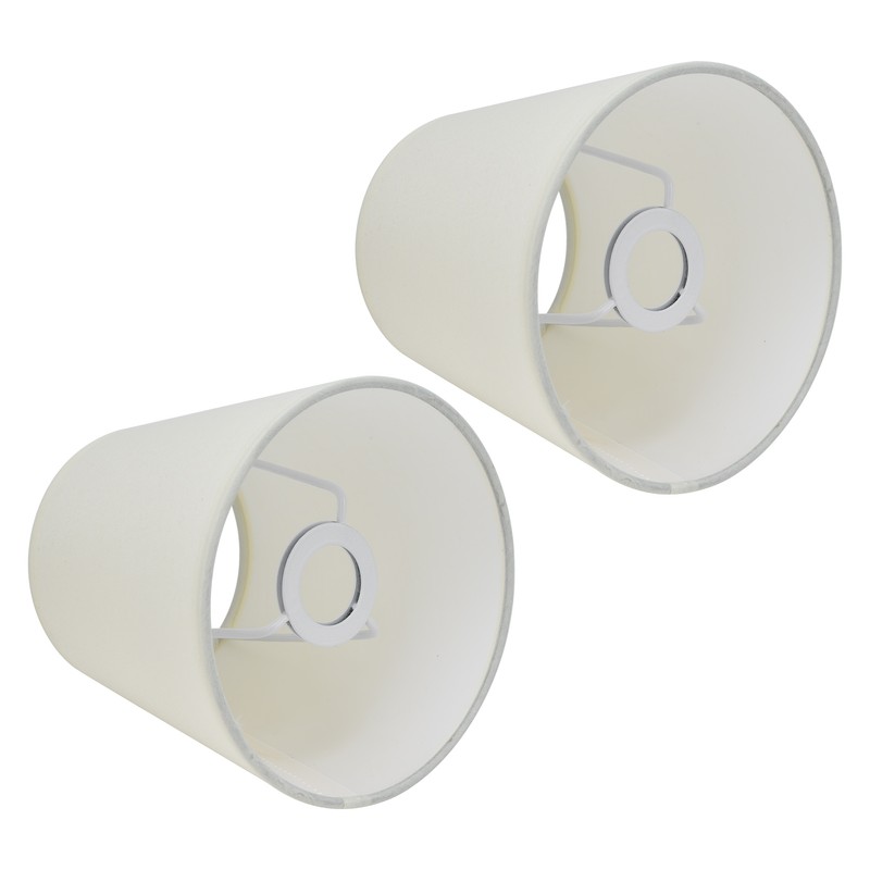 2Pcs Indoor Lamp Shade European Style Fabric Lampshade for E14