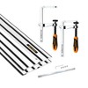 POWERTEC 110" Track Saw Guide Kit for DeWalt, Includes 2PK