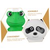 Ipetboom 2Pcs Multi Function Portable Travel Bottles Cartoon Panda Frog