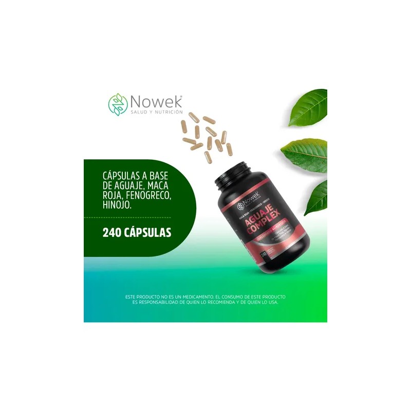Aguaje Maca Negra Fenogreco Y Hinojo | Aguaje Complex Nowek
