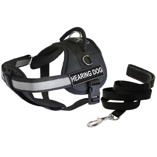 Dean & Tyler 34 by 47-Inch Hearing Dog Harness with Padded Puppy Leash, Large