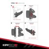 Safetech Hardware ViperX5-5 Two-Sided Gate Latch | Wrap Around Design