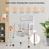 Bedside Commode Chair, Portable Toilet Chair, Bedside Toilet up to