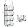 4 Tier Closet Hanging Organizer, Closet Organizers and Storage with
