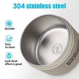 THKFISH Fishing Bait Container, Stainless Steel Insulated Live Bait Storage, Worm Bait Holder, Bait Storage Box, Nightcrawler Box, Bait Bucket to Keeps Bait Fresh and Alive