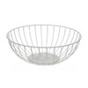 Versa Fruit Basket Palm Tree Metal Steel Wood MDF 28