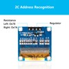 QIQIAZI 0.96 Inch OLED Display I2C Module, 5 Pieces I2C