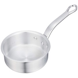 EBM アルミ プロシェフ 浅型片手鍋(目盛付)15cm