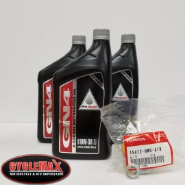 Honda New 2007-2014 Honda TRX 420 TRX420 Rancher ATV OE Basic Oil Service Kit