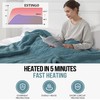 ESTINGO Electric Blanket Throw, Fast Heating Blanket with Overheat Protection,