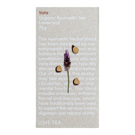 Love Tea Vata Loose Leaf Tea, 75g