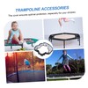 GRIRIW 1Pc Trampoline Protector Cover Durable Black Padding Replacement for