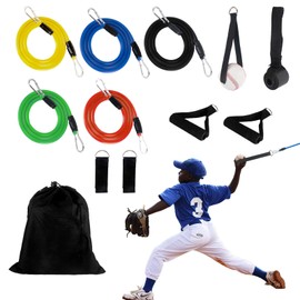 AZUNYYDS Baseball Resistance Bands Pitching, Baseball Resistance Trainer, Training Aid for Baseball Softball Pitchers to Build Arm Strength