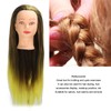 Hair Mannequin Head Simulation Ink Yellow Colour Mixture Gradient Hair