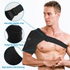USB Shoulder Heating Pad Heated Shoulder Brace Wrap 3 Heating