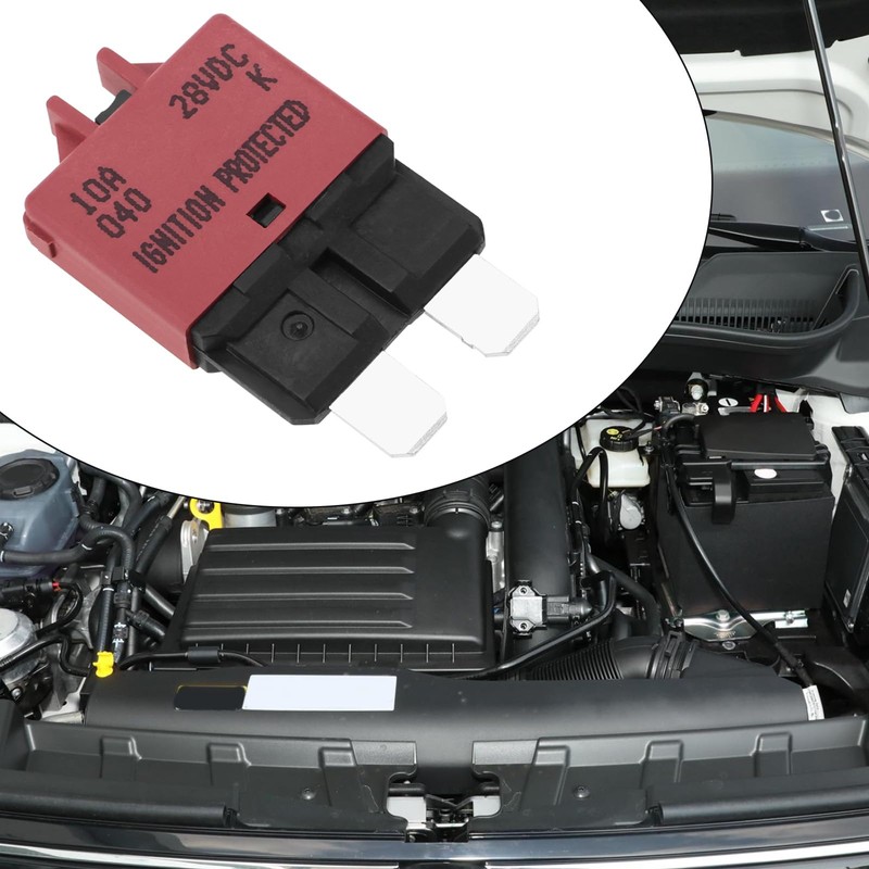 ECSiNG 10A Blade Fuse Circuit Breaker with Manual Reset Function
