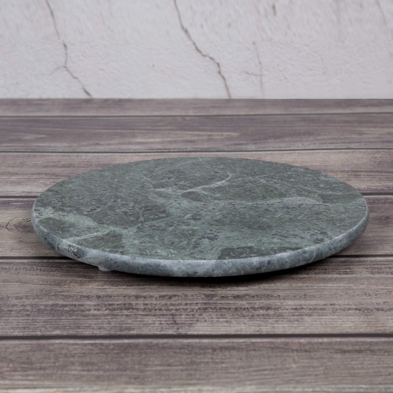 Creative Home Natural Marble Round Trivet Cheese Board Dessert Serving