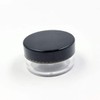Round powder dispensing container, cream, lightweight material, washable, camping bottle, 8g, black foaming container / 파우더소분용기 원형 크림 가벼운소재 세척가능 캠핑공병 8g 검정 거품용기