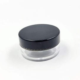 Round powder dispensing container, cream, lightweight material, washable, camping bottle, 8g, black foaming container / 파우더소분용기 원형 크림 가벼운소재 세척가능 캠핑공병 8g 검정 거품용기