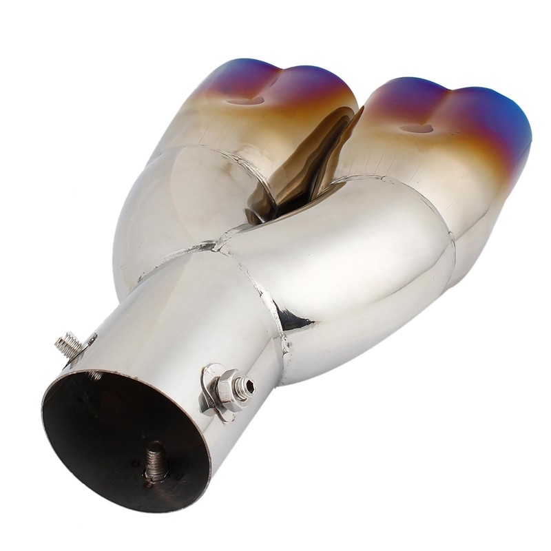 sourcingmap Car 60 x 65mm Heart Shape Exhaust Muffler Tip
