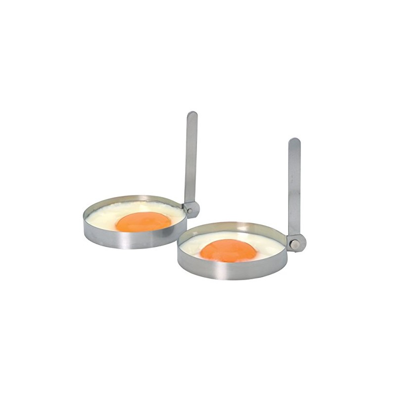 Kitchen Craft Egg Rings, Stainless Steel, Set of 2