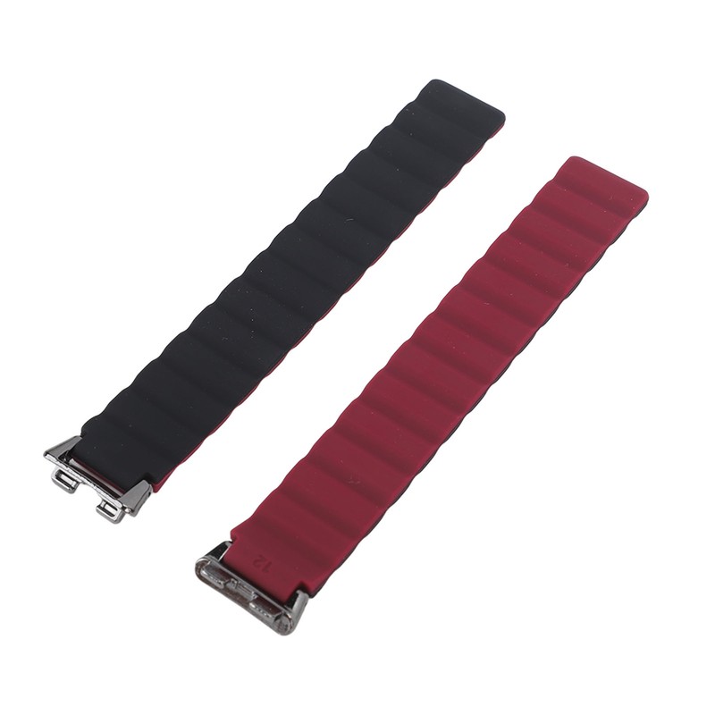 Silicone Magnetic Watch Band Adjustable Quick Release Flexible Sweatproof Comfortable
