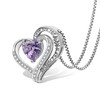 I Love You for Always And Forever BirthstoneWomen's Pendant Necklaces