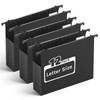 Plastic Hanging File Folders Letter Size,Heavy Duty 2" Expandable File