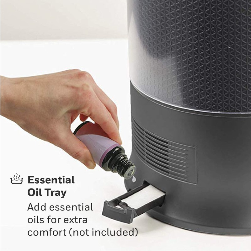 Honeywell Designer Series Cool Mist Humidifier, Room Humidifiers, Black