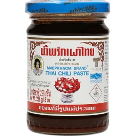 Mae Pranom Thai Chili Paste 8oz. (M) Thai Food Cooking Product of Thailand