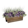 Classic Home and Garden 1073D-265R Jameson planters, 24" - Deck